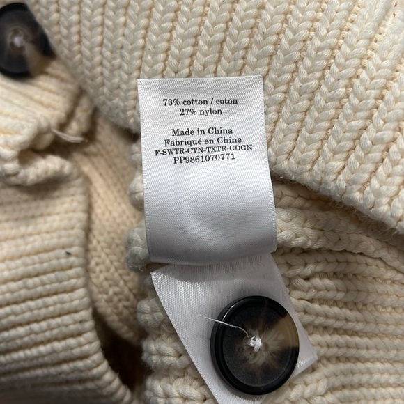 Everlane Cream V-Neck Cardigan Size XXS - Picture 9 of 10